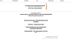 Desktop Screenshot of dr-backhaus.de