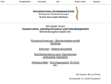 Tablet Screenshot of dr-backhaus.de